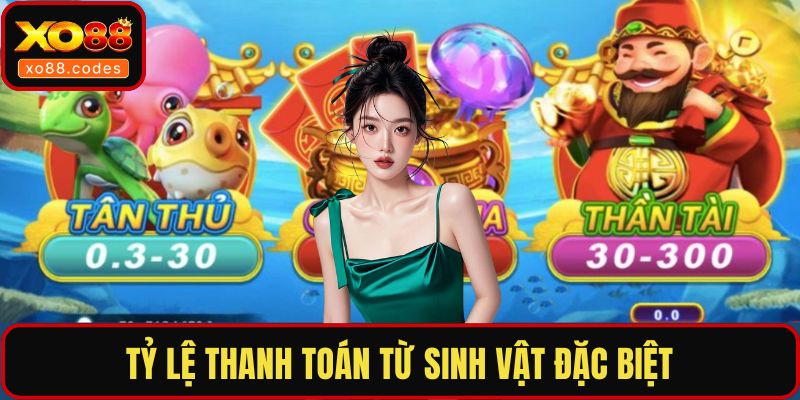 Tỷ lệ thanh toán từ sinh vật đặc biệt